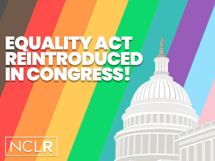 Boghandel tang Stationær NCLR Hails Reintroduction of Equality Act in House of Representatives,  Joins Broad Coalition Calling for Swift Passage in Congress - National  Center for Lesbian Rights