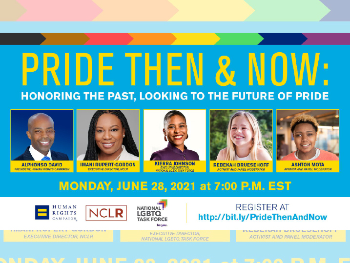 Pride Then and Now:Honoring the Past, Looking to the Future of Pride