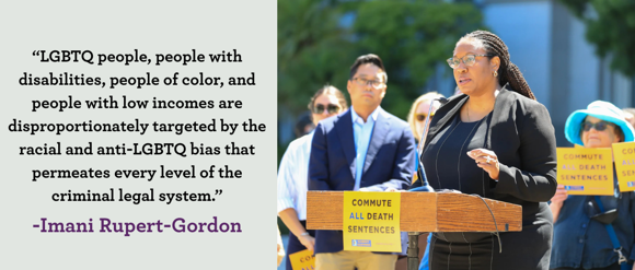 Imani Rupert-Gordon calls for California Governor Gavin Newsom to commute the death sentences of all individuals on the state’s death row.