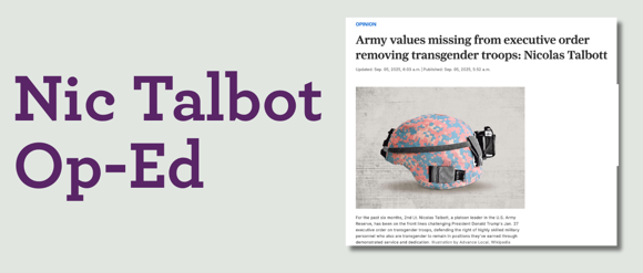 Nic Talbot Op-Ed